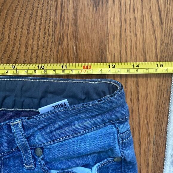 PAIGE DENIM Skyline Skinny Distressed Jeans Stretch size 26 five Pockets Women - Picture 4 of 11